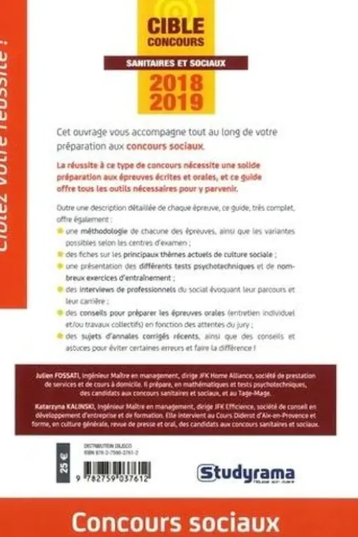 Concours sociaux. Edition 2018-2019, Katarzyna Kalinski