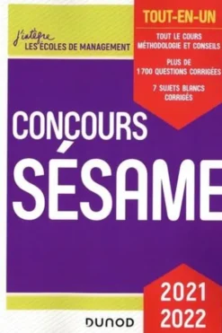 Concours Sésame. Tout-en-un, Edition 2021-2022, Marie-Virginie Speller