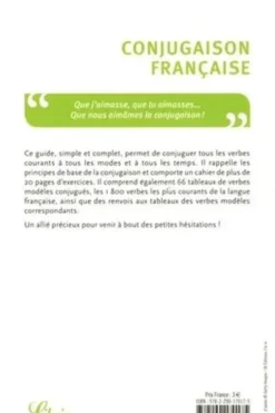 Conjugaison française. Edition revue et augmentée, Librio