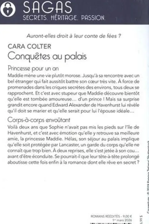 Conquêtes au palais Intégrale : Princesse pour un an ; Corps-à-corps envoûtant, Cara Colter