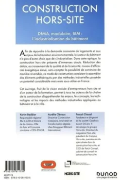 Construction hors-site. DfMA, modulaire, BIM : l'industrialisation du bâtiment, Karim Beddiar