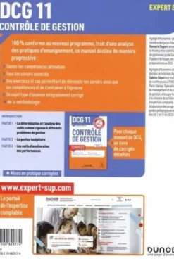 Contrôle de gestion DCG 11. 2e édition, Romaric Duparc