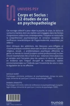 Corps et socius. 12 études de cas en psychopathologie, Nathalie Dumet