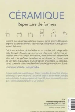 Céramique. Répertoire de formes, 400 gabarits, Grégoire Scalabre
