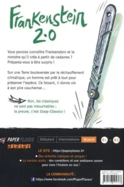 Crazy Classics : Frankenstein 2.0. Edition en anglais, Roger Morris