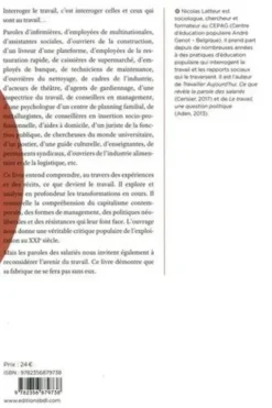Critique populaire de l'exploitation. Ce que devient le travail, Nicolas Latteur