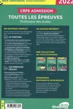 CRPE admission toutes les épreuves. Edition 2022, Michèle Guilleminot