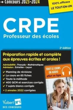 CRPE Professeur des écoles. Edition 2023-2024, Marc Loison