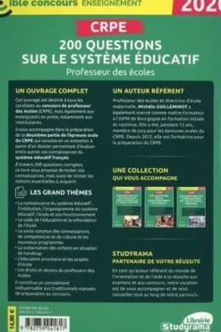 CRPE. 200 questions sur le système éducatif, Edition 2020, Michèle Guilleminot
