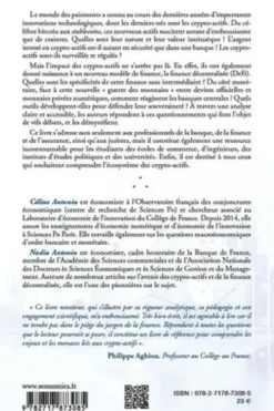 Crypto-actifs. Une menace pour l'ordre monétaire et financier, Céline Antonin
