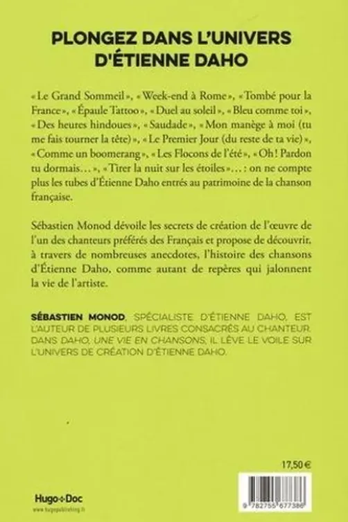 Daho. Une vie en chansons, Sébastien Monod