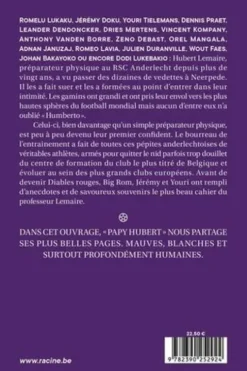 Dans les coulisses du Sporting d'Anderlecht. Le préparateur physique du RSCA se confie, Hubert Lemaire