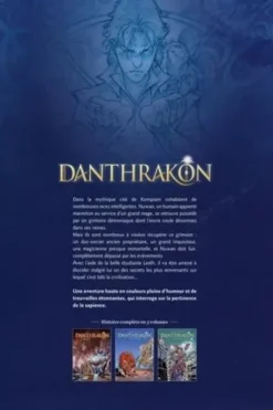 Danthrakôn : Coffret en 3 volumes : Tome 1, Le grimoire glouton ; Tome 2, Lyreleï la fantasque ; Tome 3, Le marmiton bienheureux. Avec 1 ex-libris, Christophe Arleston