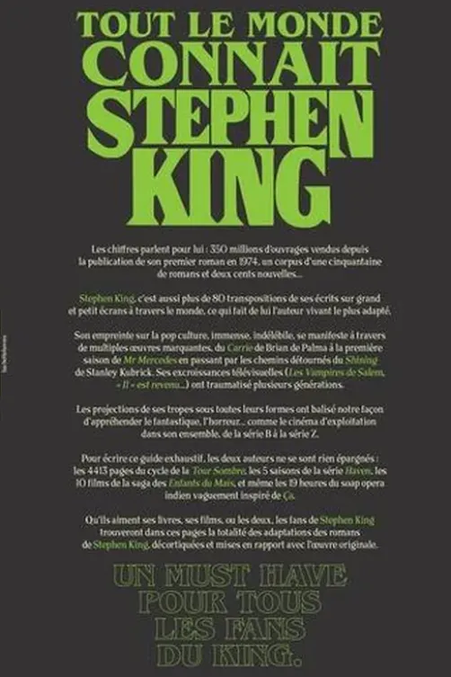 D'après une histoire de Stephen King. Anthologie de Stephen King à l'écran, François Cau