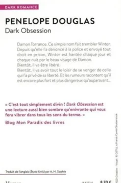 Dark Obsession, Penelope Douglas