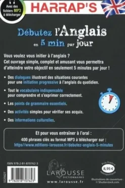 Débutez l'anglais en 5 minutes par jour, Harrap