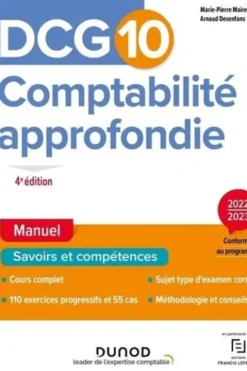 DCG 10 Comptabilité approfondie. Edition 2022-2023, Marie-Pierre Mairesse