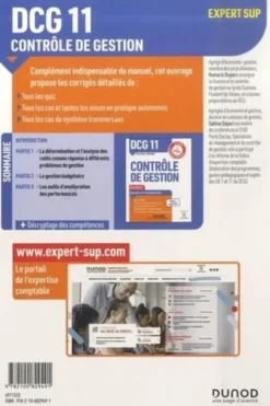 DCG 11 Contrôle de gestion. Corrigés, 2e édition, Romaric Duparc