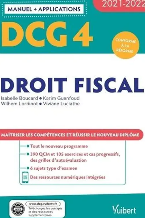 DCG 4 Droit fiscal. Edition 2021-2022, Isabelle Boucard