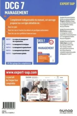 DCG 7 Management. Corrigés, 2e édition, Morgane Le Breton