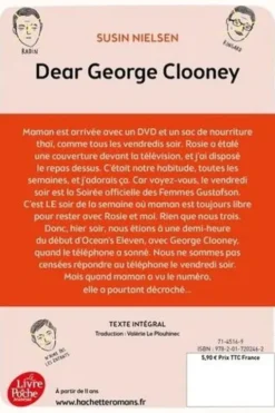 Dear George Clooney. Tu veux pas épouser ma mère ?, Susin Nielsen