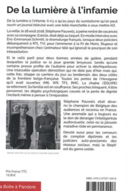 De la lumière à l'infamie, Stéphane Pauwels