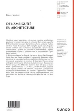 De l'ambiguïté en architecture, Robert Venturi