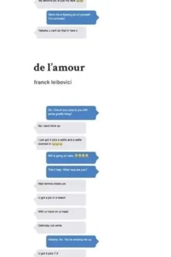 De l'amour, Franck Leibovici