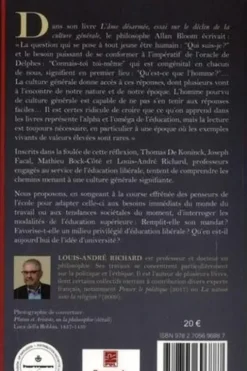De l'éducation libérale. Essai sur la transmission de la culture générale, Louis-André Richard
