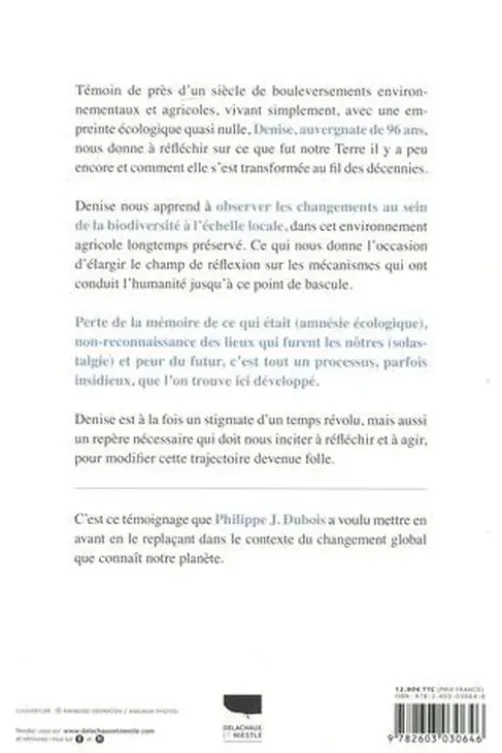 Denise. Ou la fin d'un monde, Philippe J. Dubois