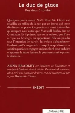 Des ducs à tomber Tome 3 : Le duc de glace, Anna Bradley