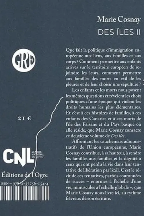 Des îles. Volume 2, Ile des Faisans 2021-2022, Marie Cosnay