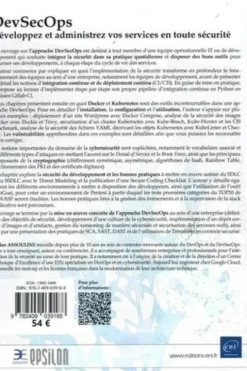 DevSecOps. Développez et administrez vos services en toute sécurité, Jordan Assouline