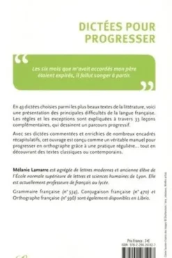 Dictées pour progresser, Mélanie Lamarre
