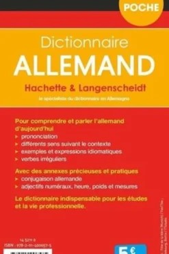 Dictionnaire Allemand Hachette & Langenscheidt de Poche. Français-allemand, allemand-français, Wolfgang Löffler