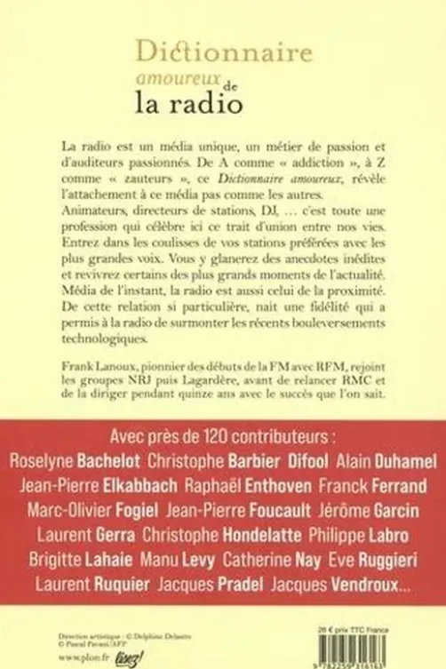 Dictionnaire amoureux de la radio, Frank Lanoux