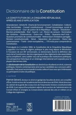 Dictionnaire de la Constitution, Patrick Gérard