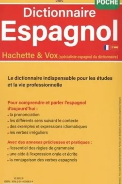 Dictionnaire de poche Hachette & Vox. Français-espagnol, espagnol-français, Hachette Education