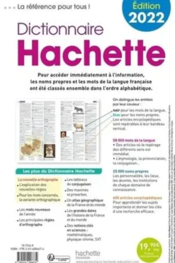 Dictionnaire Hachette. Noms propres et noms communs, Edition 2022, Bénédicte Gaillard