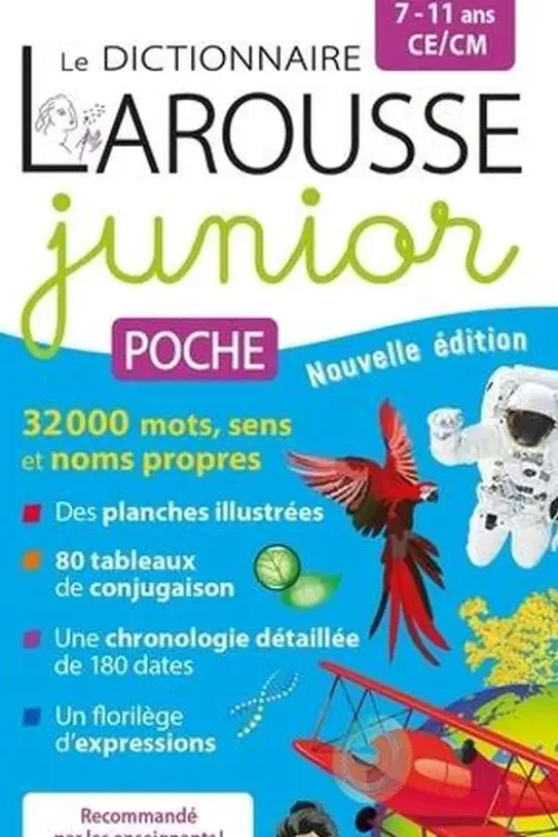 Dictionnaire Larousse junior poche CE/CM 7-11 ans. Edition 2023