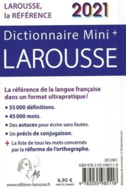 Dictionnaire Mini plus Larousse. Edition 2021