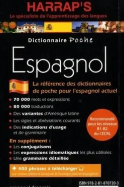 Dictionnaire poche Harrap's espagnol. Espagnol-Français / Français-Espagnol