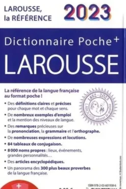 Dictionnaire Poche Plus Larousse. Edition 2023