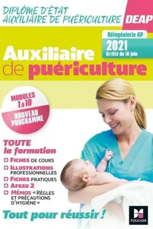 Diplôme d'Etat Auxiliaire de puériculture DEAP. Modules 1 à 10 + AFGSU 2, Edition 2021, Kamel Abbadi