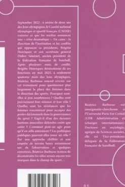Dirigeantes sportives et plafond de verre. Une histoire inachevée, Béatrice Barbusse