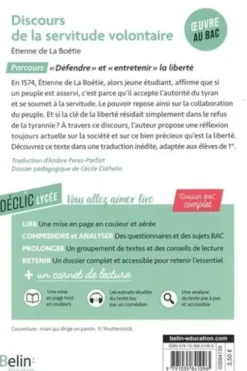 Discours de la servitude volontaire, Etienne de La Boétie