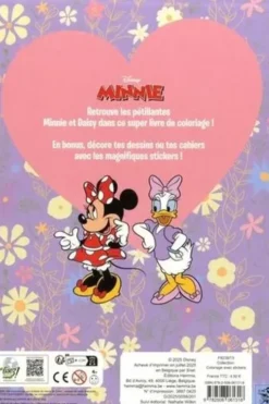 Disney Minnie (Minnie et Daisy). Coloriage + stickers offerts