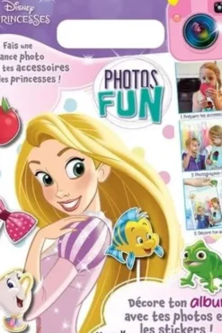 Disney Princesses Photos fun Raiponce. Avec un album photos, des stickers et des accessoires