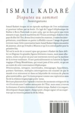 Disputes au sommet, Ismaïl Kadaré
