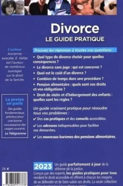 Divorce. Le guide pratique, Edition 2023, Emmanuèle Vallas-Lenerz